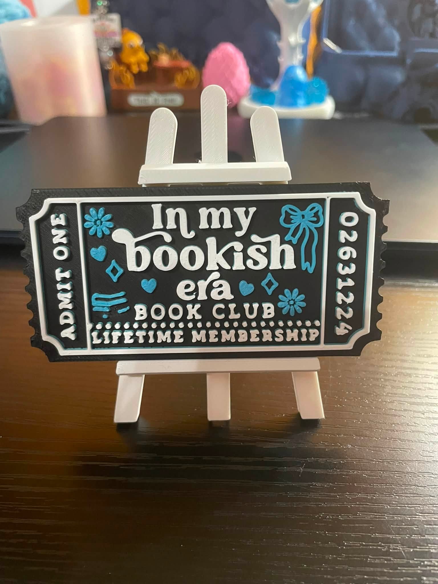 In My Bookish Era Lifetime Membership Ticket