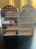 Desert Oasis Complete Set — Wicker/Rattan Bookshelf + Accessories